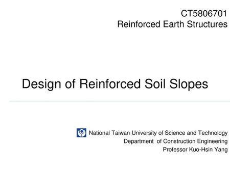 CT Reinforced Earth Structures