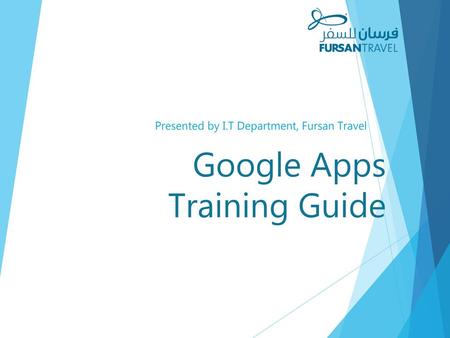 Google Apps Training Guide