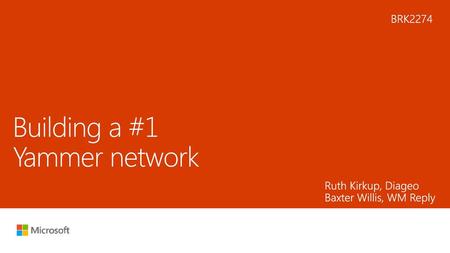 Building a #1 Yammer network