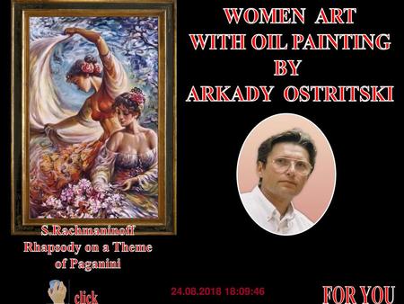 WOMEN ART WITH OIL PAINTING BY ARKADY OSTRITSKI