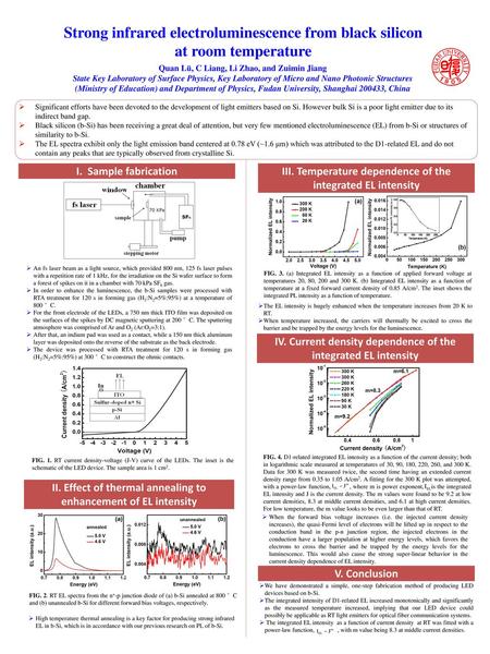 Strong infrared electroluminescence from black silicon