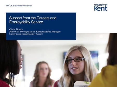 Support from the Careers and Employability Service