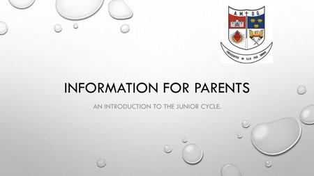 Information for parents