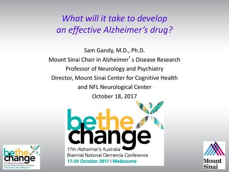 What will it take to develop an effective Alzheimer’s drug?