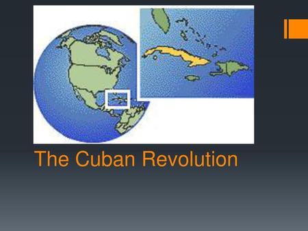 The Cuban Revolution.