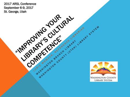 “Improving Your Library’s Cultural Competence”