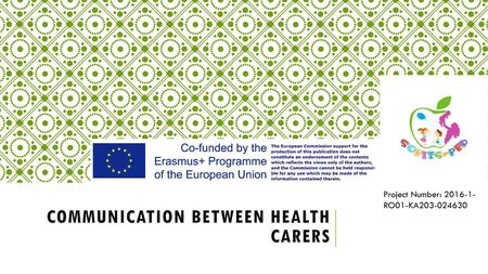 COMMUNICATIOn BETWEEN health carers