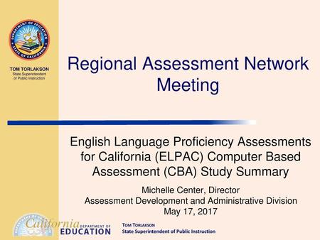 Regional Assessment Network Meeting