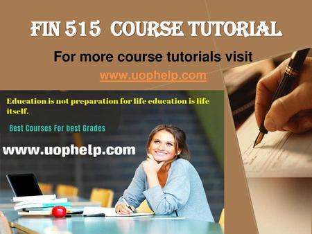 For more course tutorials visit