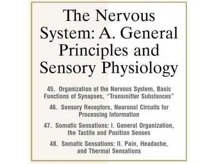 Sensory receptors. Sensory receptors Effectors: Motor functions Control the various bodily activities by controlling contraction of appropriate skeletal.