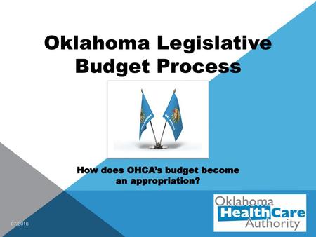 How does OHCA’s budget become