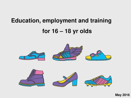 Education, employment and training for 16 – 18 yr olds