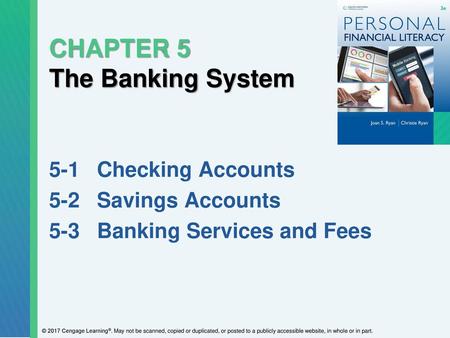 CHAPTER 5 The Banking System