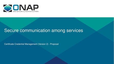 Secure communication among services