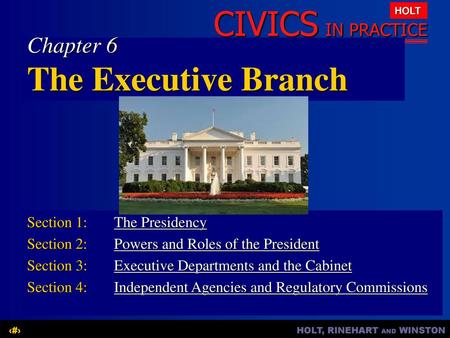 Chapter 6 The Executive Branch