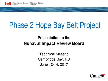 Phase 2 Hope Bay Belt Project