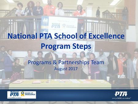 National PTA School of Excellence