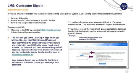 LMS: Contractor Sign In