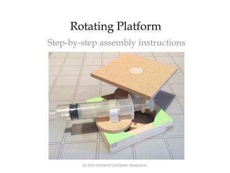 Step-by-step assembly instructions