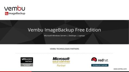 Vembu ImageBackup Free Edition