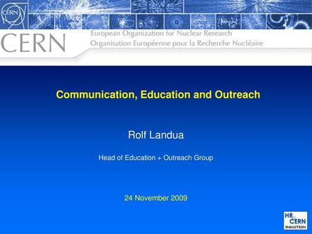 Head of Education + Outreach Group