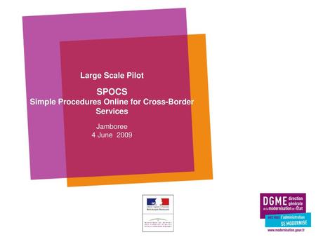 SPOCS : Simple Procedures Online for Crossborder Services