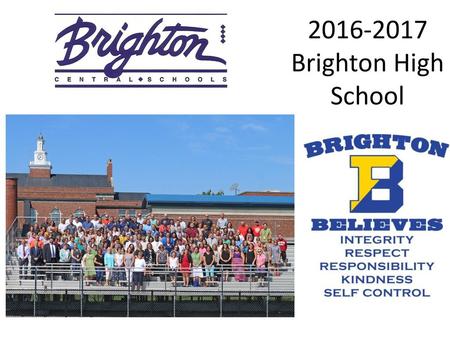 2016-2017 Brighton High School.