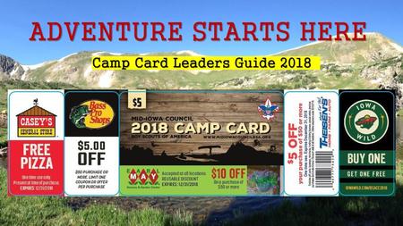 Camp Card Leaders Guide 2018