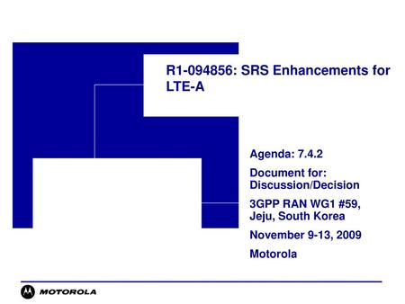 R : SRS Enhancements for LTE-A