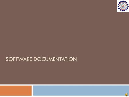 Software Documentation