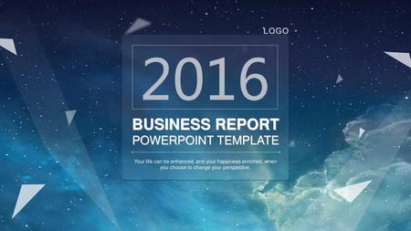 BUSINESS REPORT POWERPOINT TEMPLATE