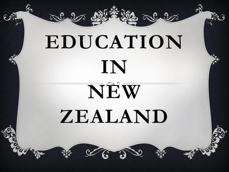 Education in new Zealand