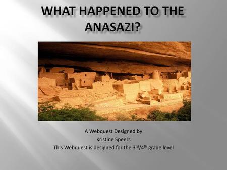 What happened to the anasazi?