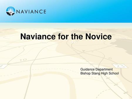 Naviance for the Novice