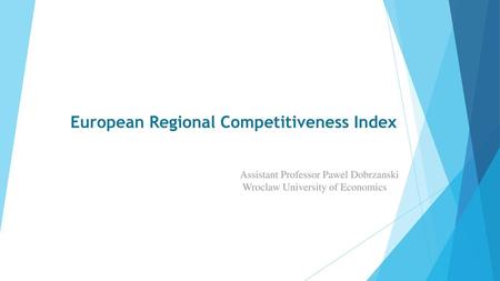 European Regional Competitiveness Index