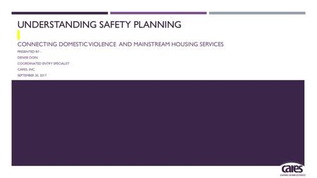 Understanding safety planning