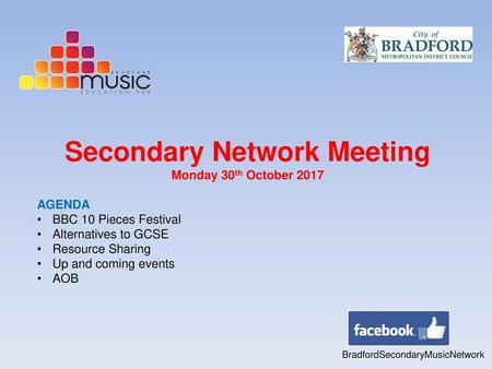 Secondary Network Meeting