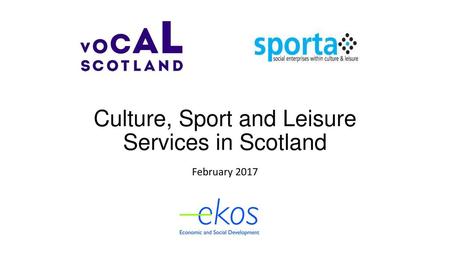 Culture, Sport and Leisure Services in Scotland