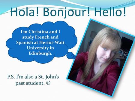 P.S. I’m also a St. John’s past student. 