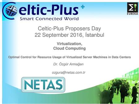 Celtic-Plus Proposers Day 22 September 2016, İstanbul