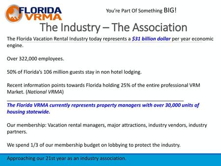 The Industry – The Association