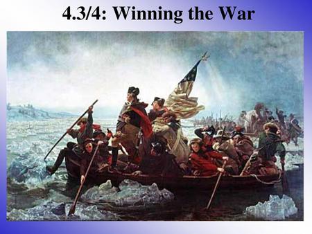 4.3/4: Winning the War.