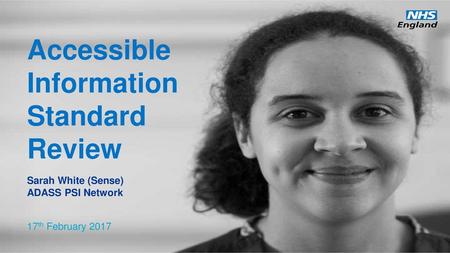 Accessible Information Standard Review