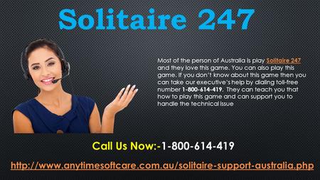 Play Solitaire 247 in An Easier Way by Using 247 Active Services | 1-800-614-419