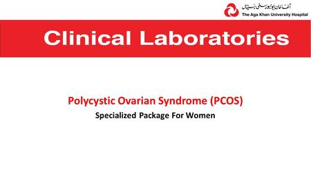 Polycystic Ovarian Syndrome (PCOS) Specialized Package For Women.