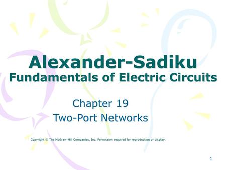 Alexander-Sadiku Fundamentals of Electric Circuits