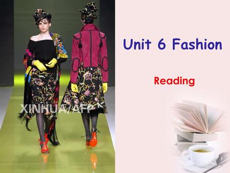 Unit 6 Fashion Reading.