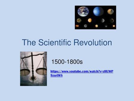 The Scientific Revolution