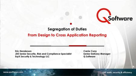 From Design to Cross Application Reporting