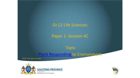 Gr.12 Life Sciences Paper 1 :Session 4C